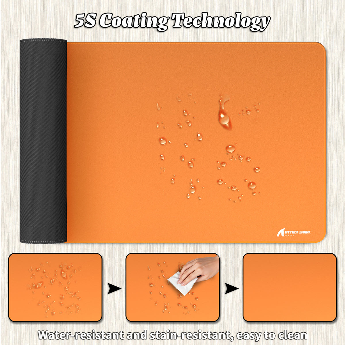 Mousepad Gamer eSport ATTACK SHARK CM02PRO (900x400x4 MM)
