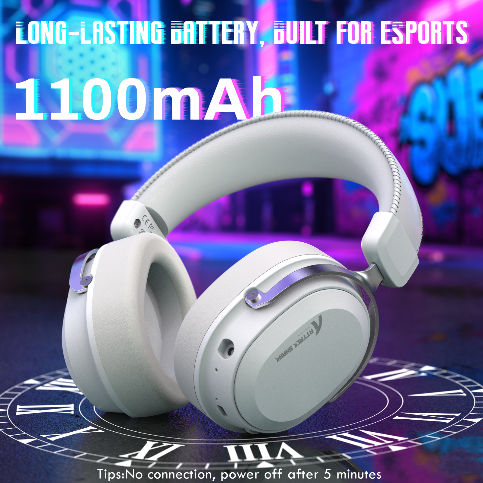 Headset Gamer Sem Fio ATTACK SHARK L30PRO