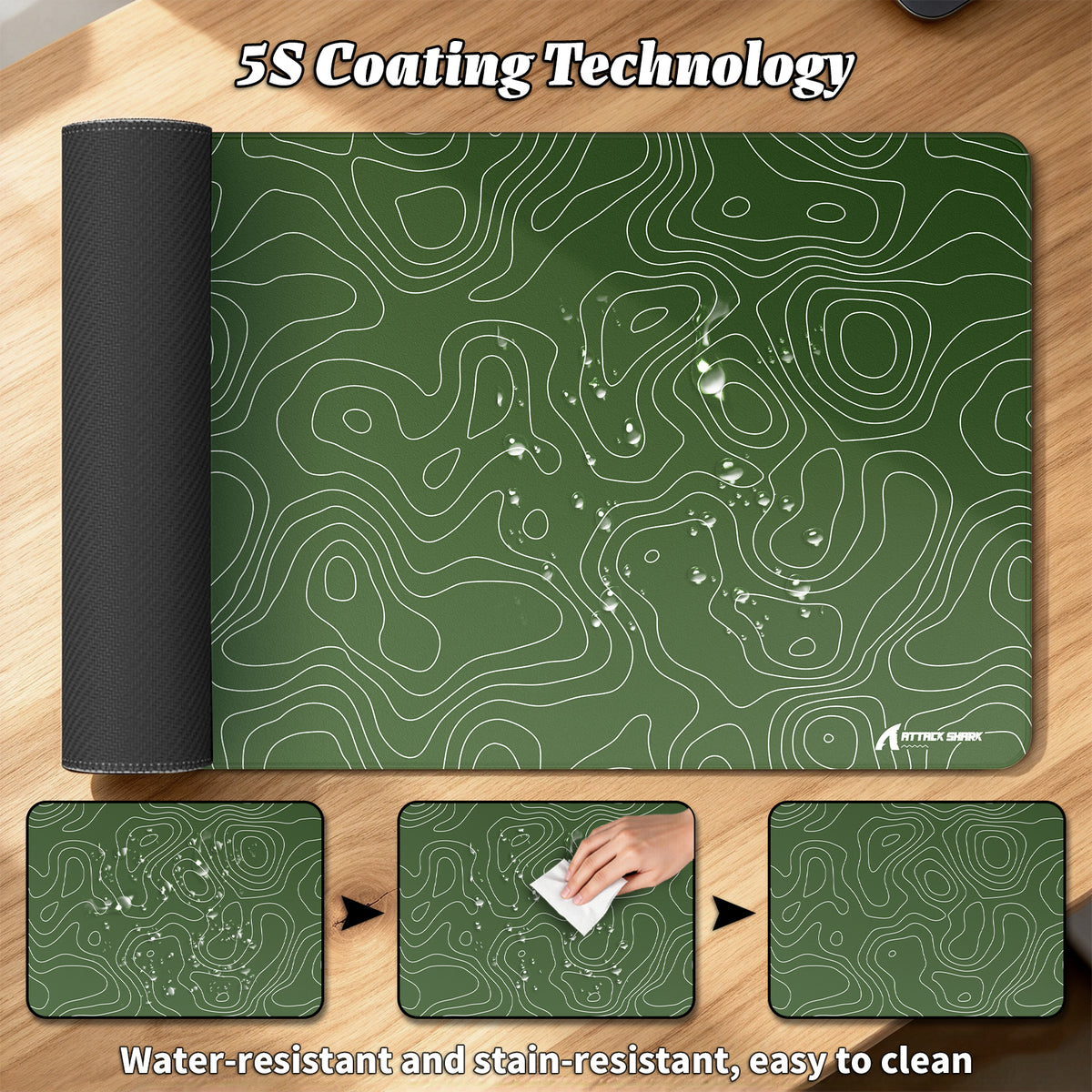 Mousepad Gamer eSport ATTACK SHARK CM02PRO (900x400x4 MM)
