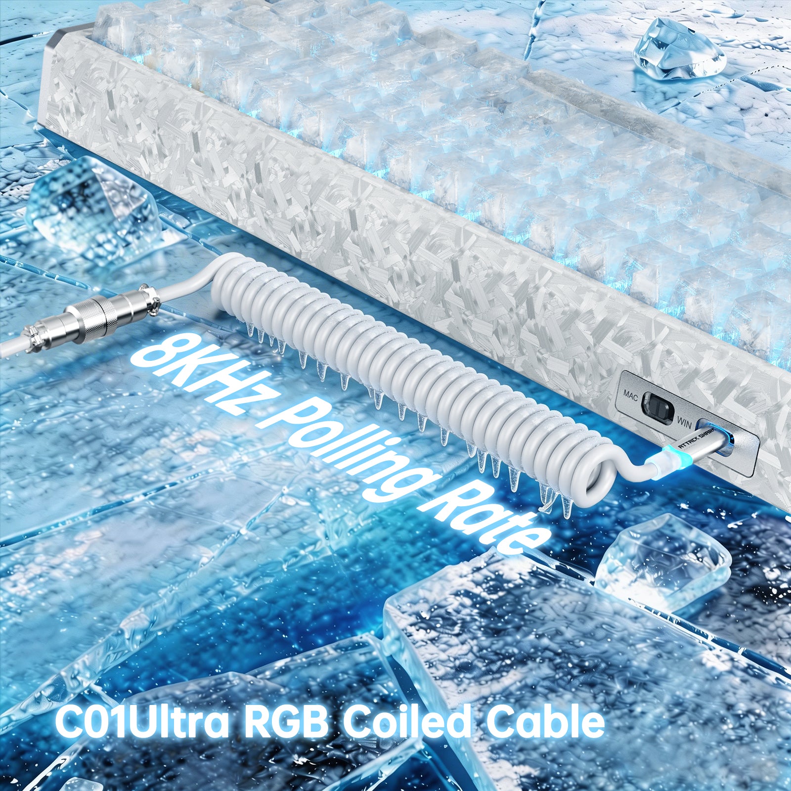 Pacote para jogos ATTACK SHARK R68 HE & X11 ULTRA Fibra de Carbono