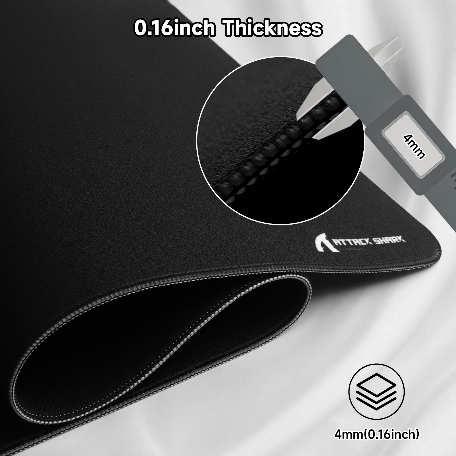 Mousepad Gamer eSport ATTACK SHARK CM02PRO (900x400x4 MM)