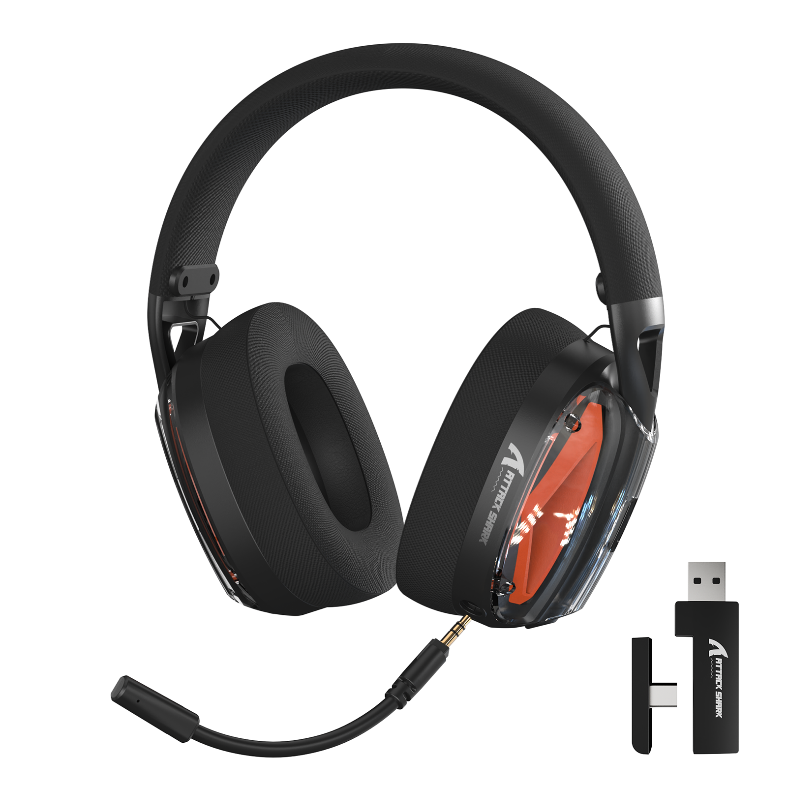 ATTACK SHARK L60 Headset Gamer Ultra-Leve Tri-Mode