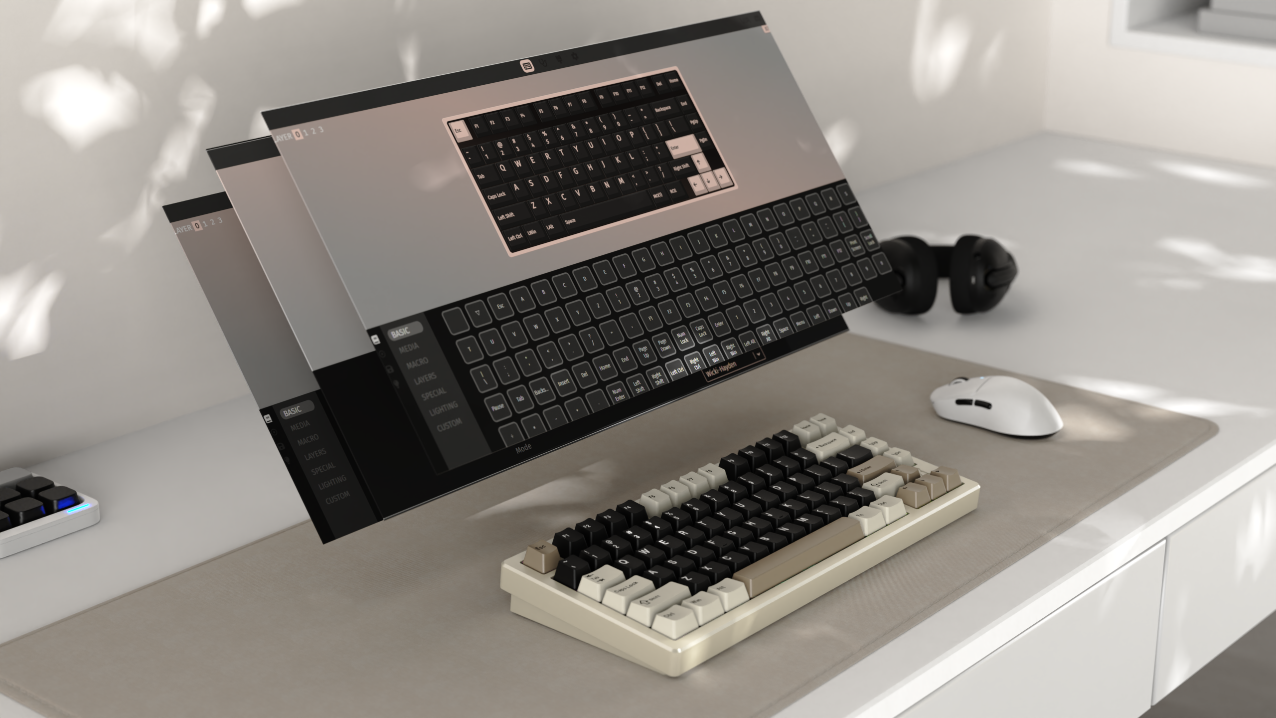 ATTACK SHARK X75 Teclado de Alumínio Completo