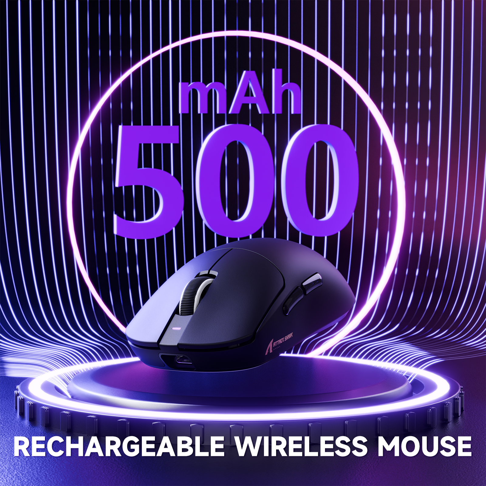 Mouse Gamer Sem Fio Ultra-Leve ATTACK SHARK X8PRO & Cabo C06ULTRA