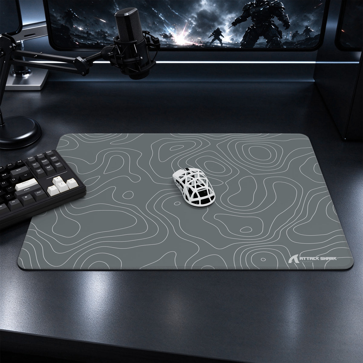 Mousepad gamer eSport ATTACK SHARK CM02SE (405x305x4 MM)