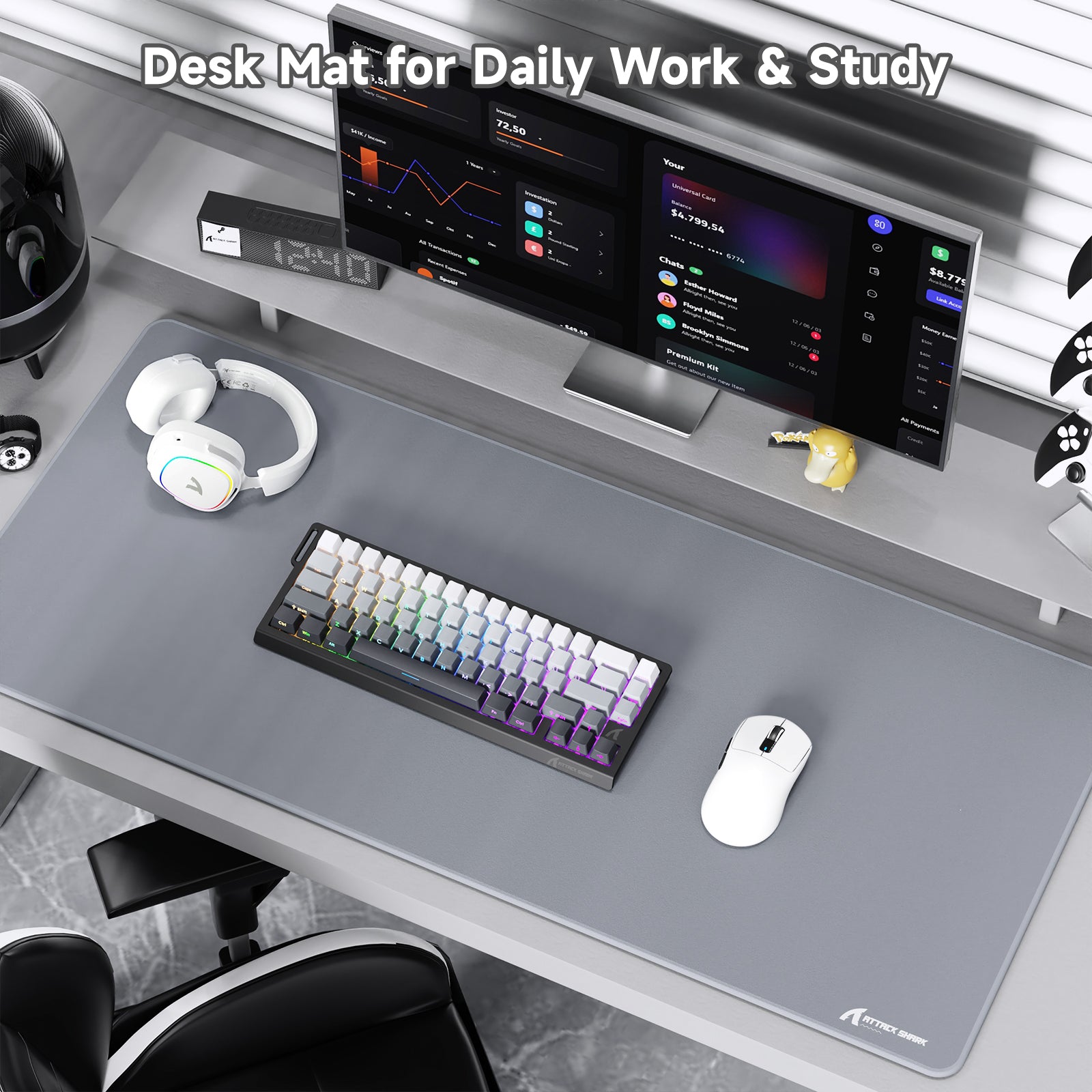 Mousepad Gamer eSport ATTACK SHARK CM02PRO (900x400x4 MM)