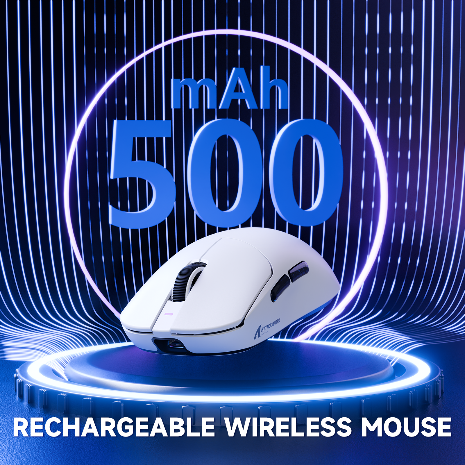 Mouse Gamer Sem Fio Ultra-Leve ATTACK SHARK X8PRO & Cabo C06ULTRA
