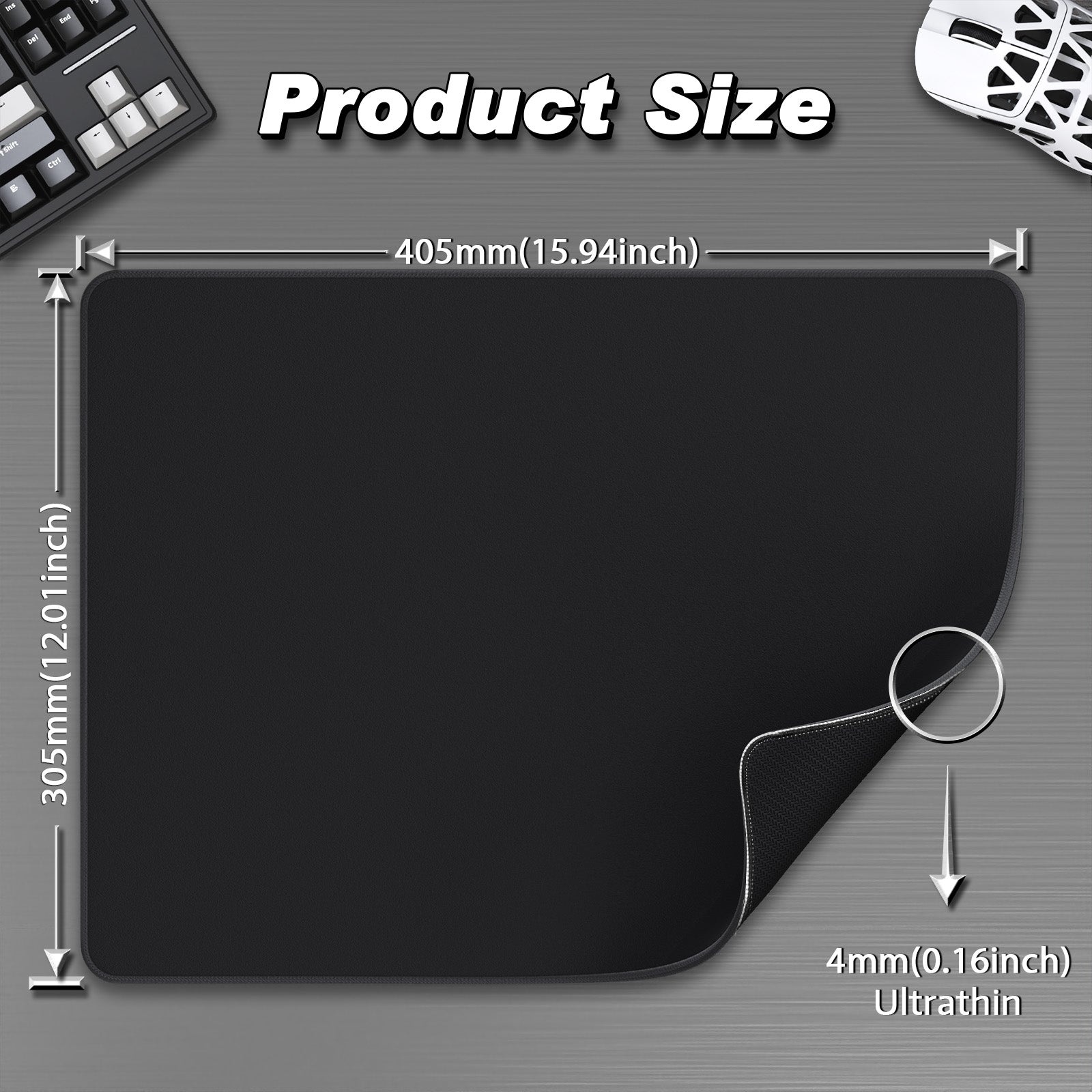 Mousepad Gamer eSport ATTACK SHARK CM02SE (410x310x4 MM)
