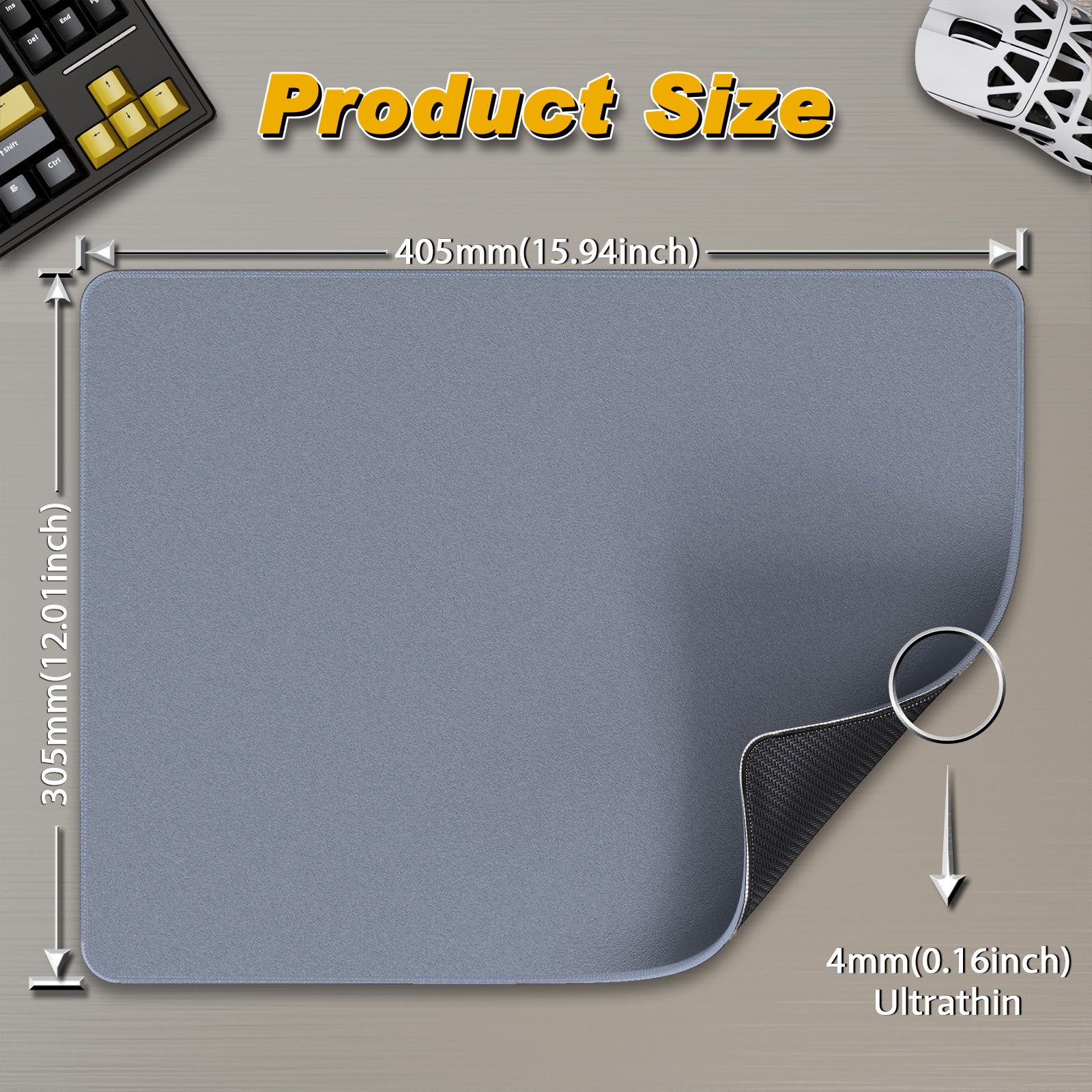 Mousepad Gamer eSport ATTACK SHARK CM02SE (410x310x4 MM)