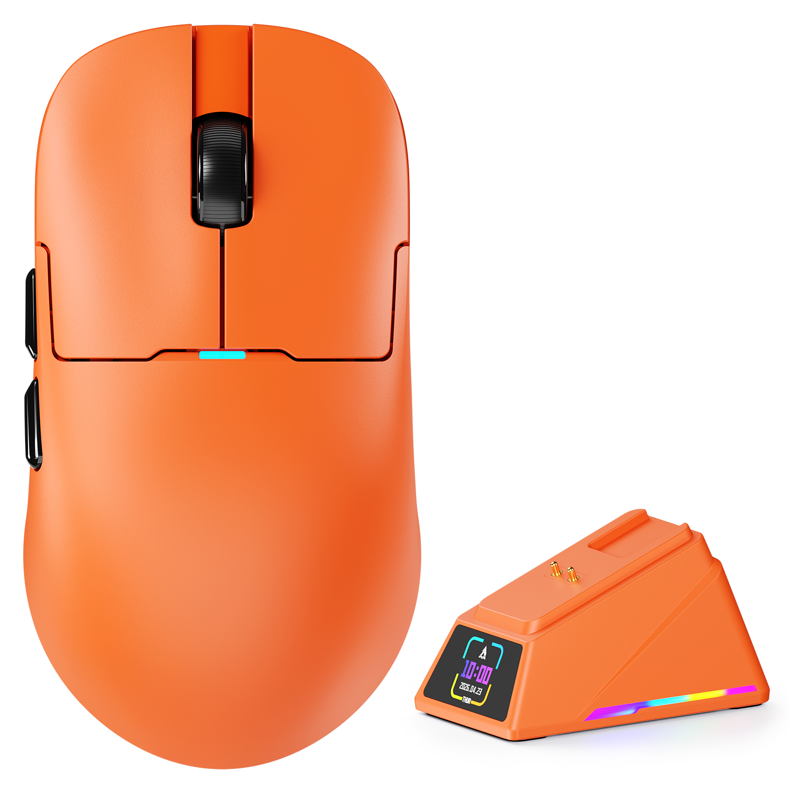 ATTACK SHARK x AJAZZ AJ159 APEX PAW3950 Mouse Gamer 8K com Triplo Modo