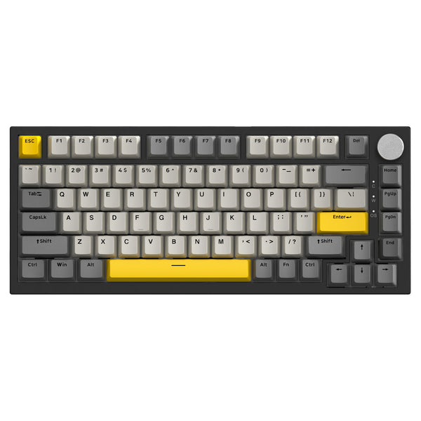 Cinza Estrelado (Switch Amarelo Lua, Iluminação RGB)