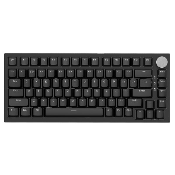 Preto (Switch Vermelho Linear, Iluminação Branca)