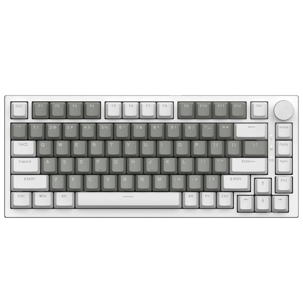 Branco & Cinza (Switch Tátil HP, Iluminação Branca)