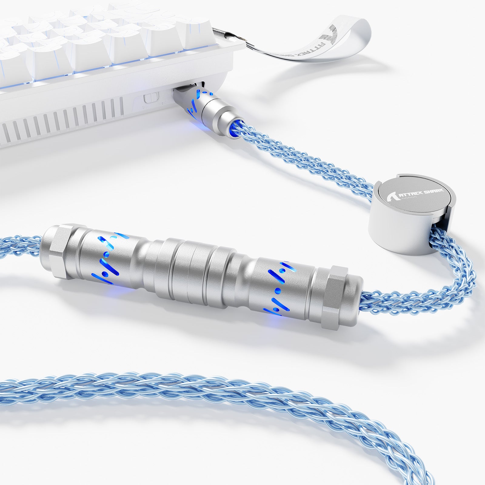 Cabo de Aviador Personalizado ATTACK SHARK C07 para Teclado Magnético 8KHz