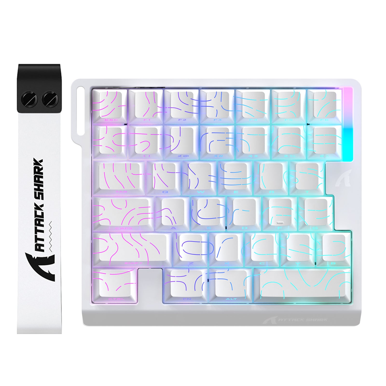 Teclado com Interruptor Magnético de Uma Mão ATTACK SHARK M36 HE