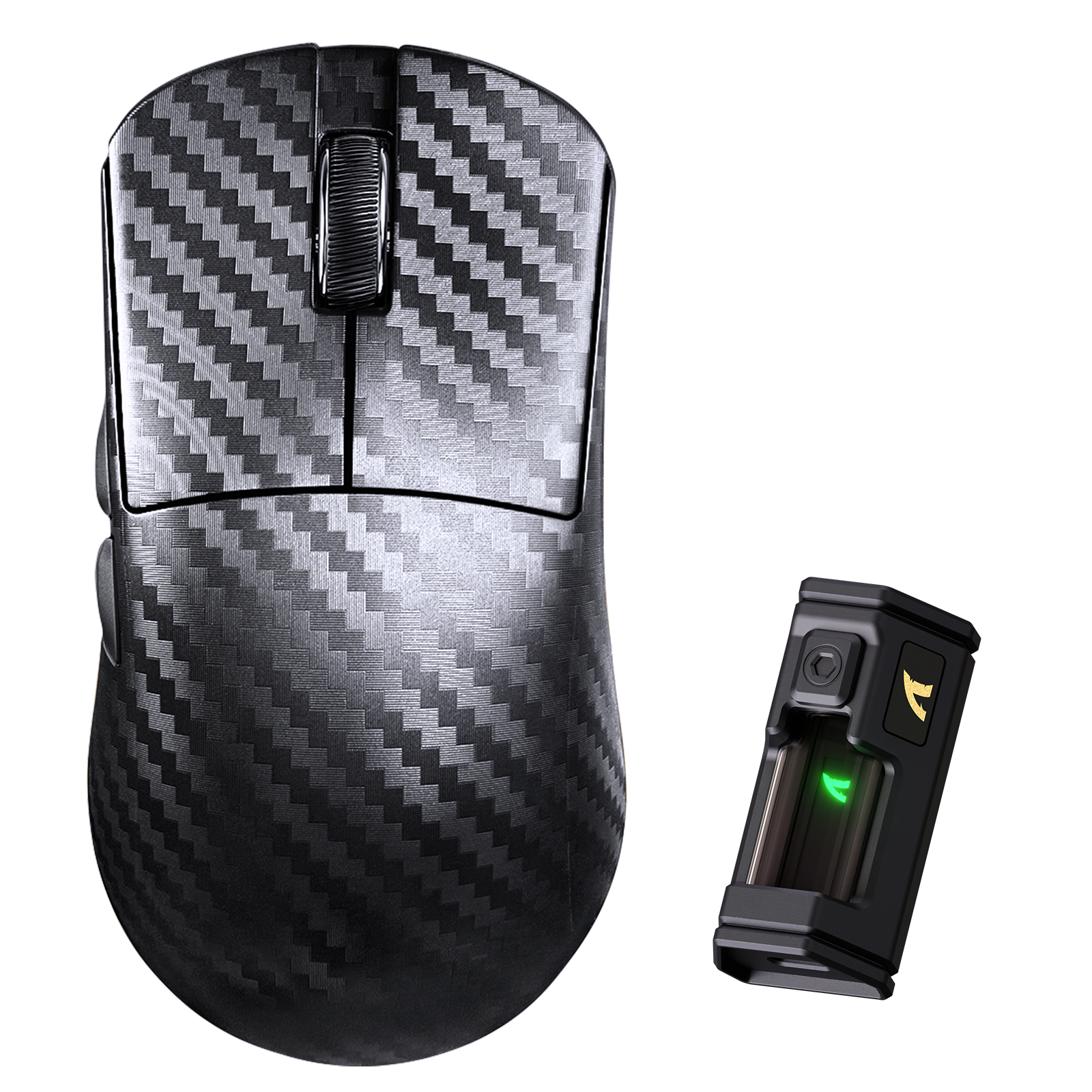 Mouse Gamer Sem Fio ATTACK SHARK R11 ULTRA Fibra de Carbono 8K PAW3950MAX