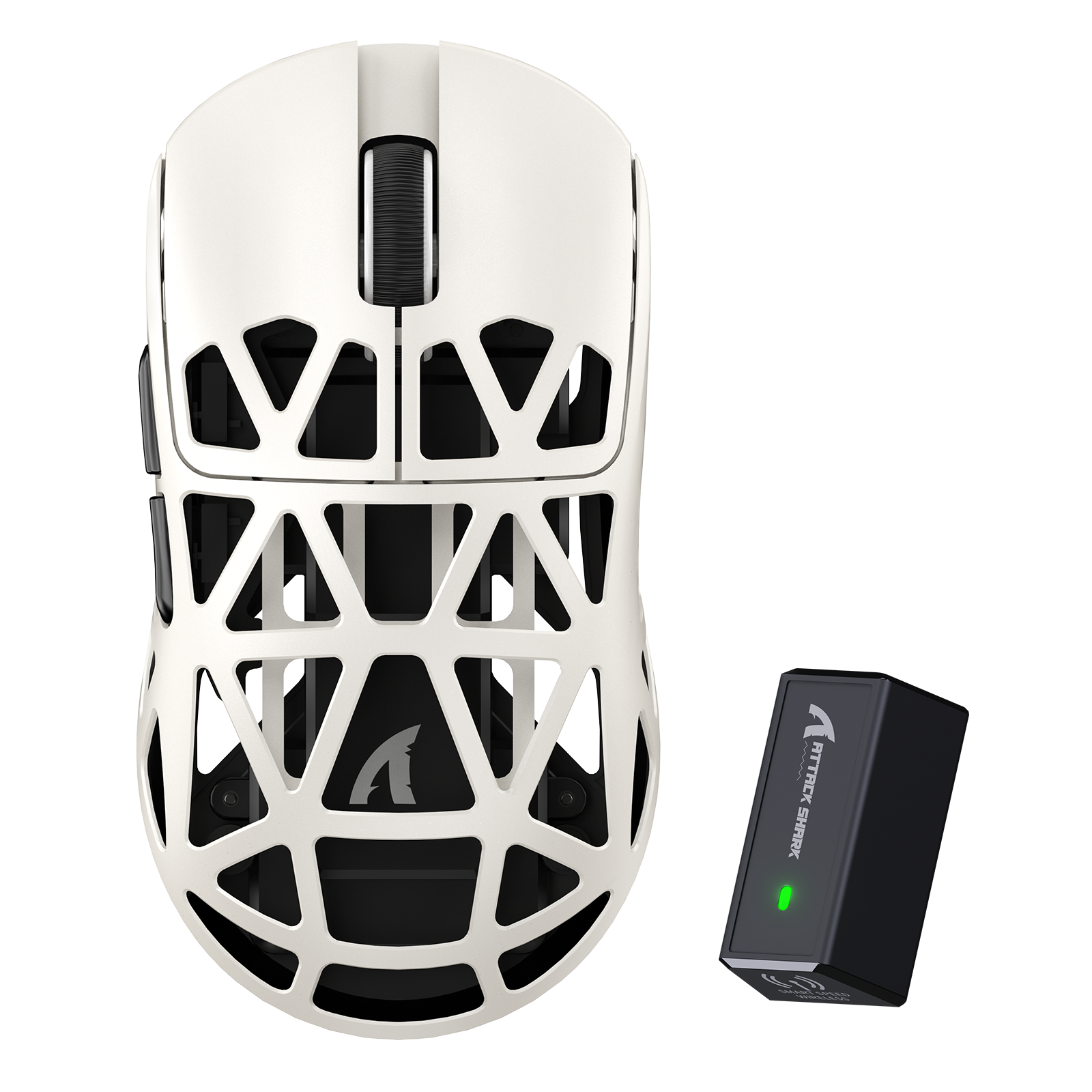 ATTACK SHARK R2 Mouse Gamer PAW3950 em Liga de Magnésio 8K (Não Inclui a Base de Carregamento)