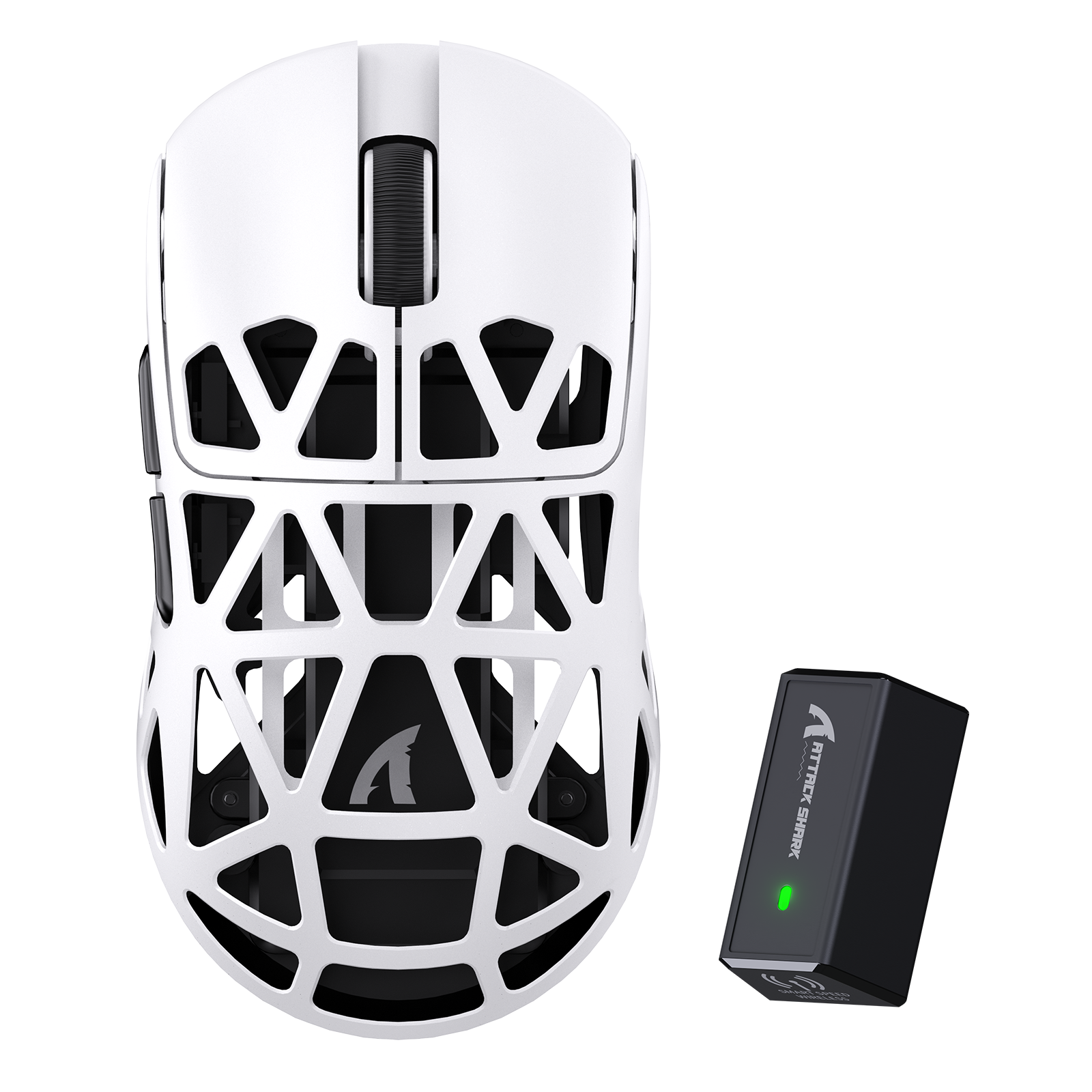 ATTACK SHARK R2 Mouse Gamer PAW3950 em Liga de Magnésio 8K (Não Inclui a Base de Carregamento)