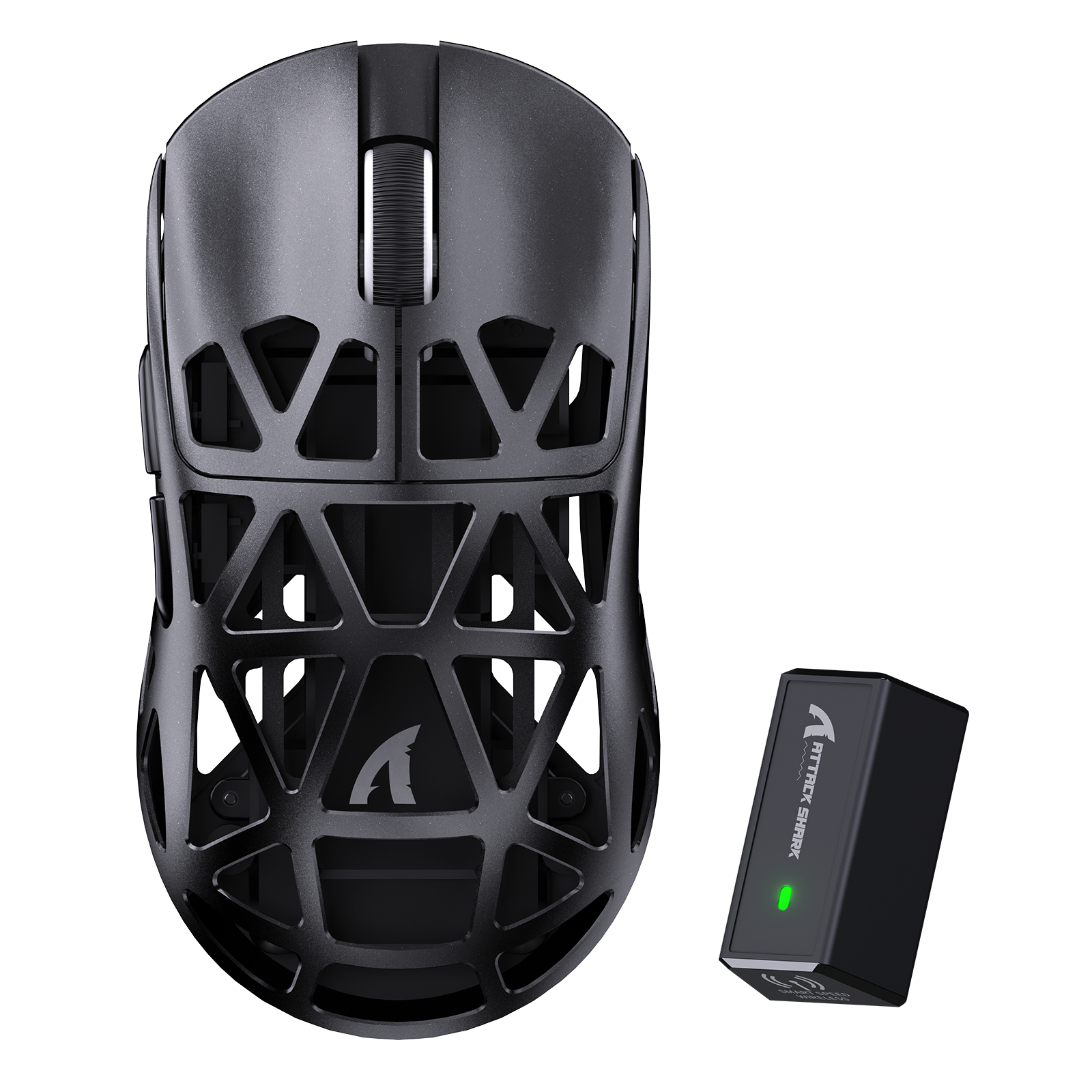 ATTACK SHARK R2 Mouse Gamer PAW3950 em Liga de Magnésio 8K (Não Inclui a Base de Carregamento)