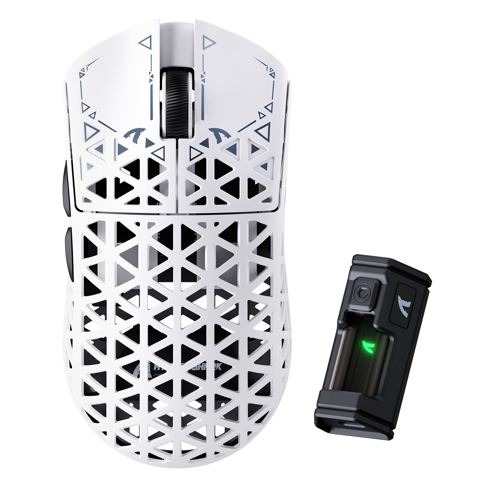 Mouse Gamer Sem Fio ATTACK SHARK R5 ULTRA Fibra de Carbono 8K PAW3950MAX