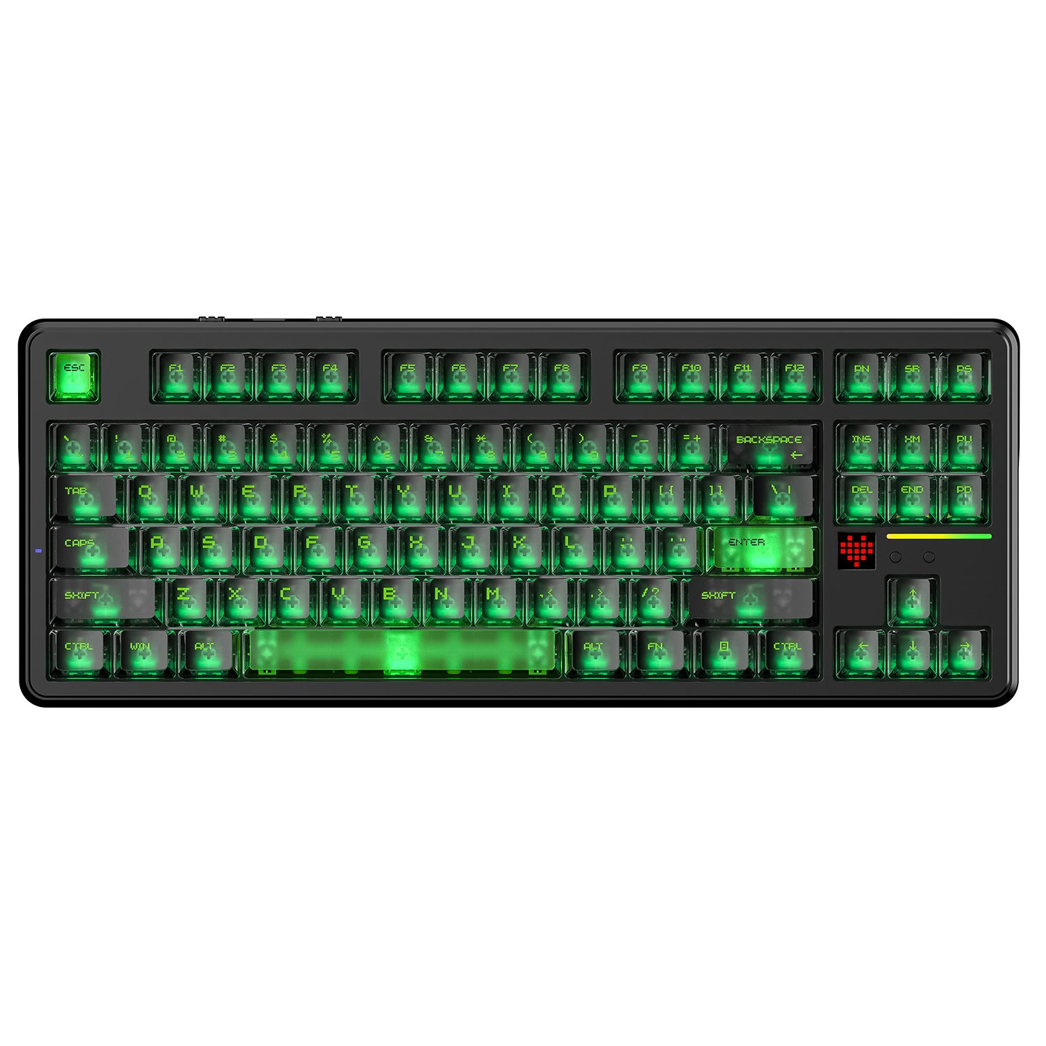 Teclado Mecânico Sem Fio ATTACK SHARK X87 ULTRA com Receptor Sem Fio 8K