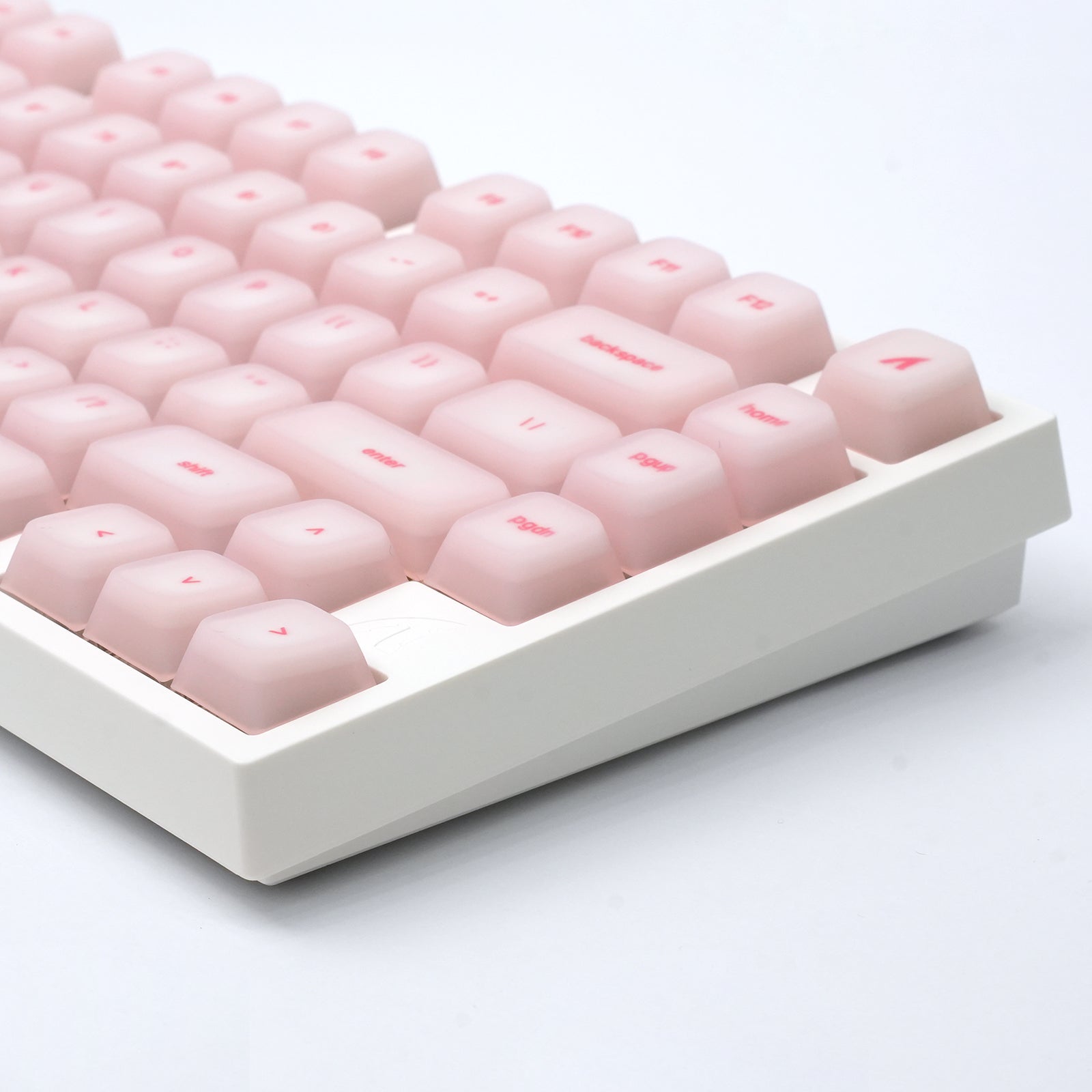 ATTACK SHARK SK01 Conjunto de 113 teclas com keycaps de silicone, perfil Cherry, ANSI, rosa