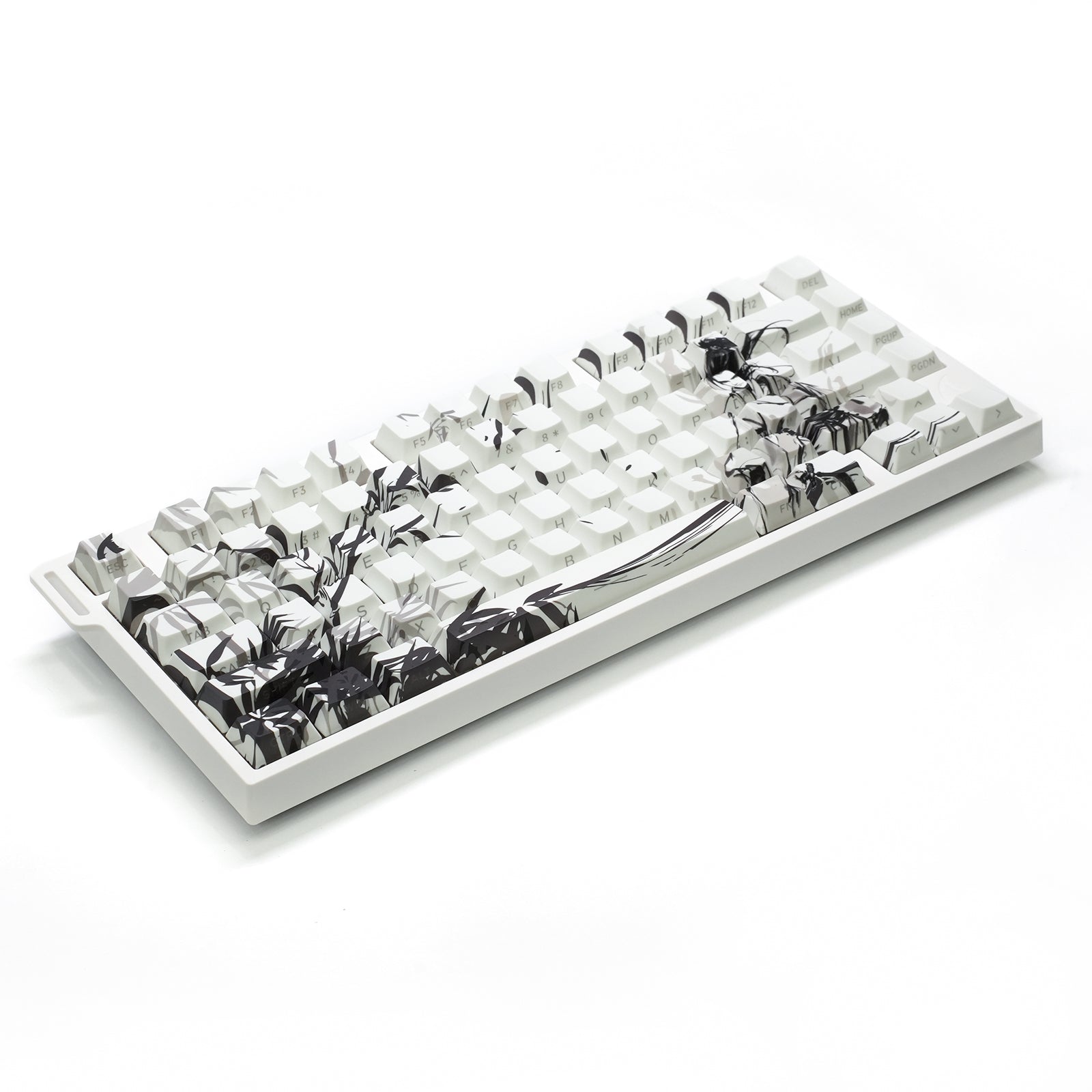 ATTACK SHARK SK02 129 teclas com keycaps PBT impressas na lateral, ANSI/ISO, Cavaleiro Errante