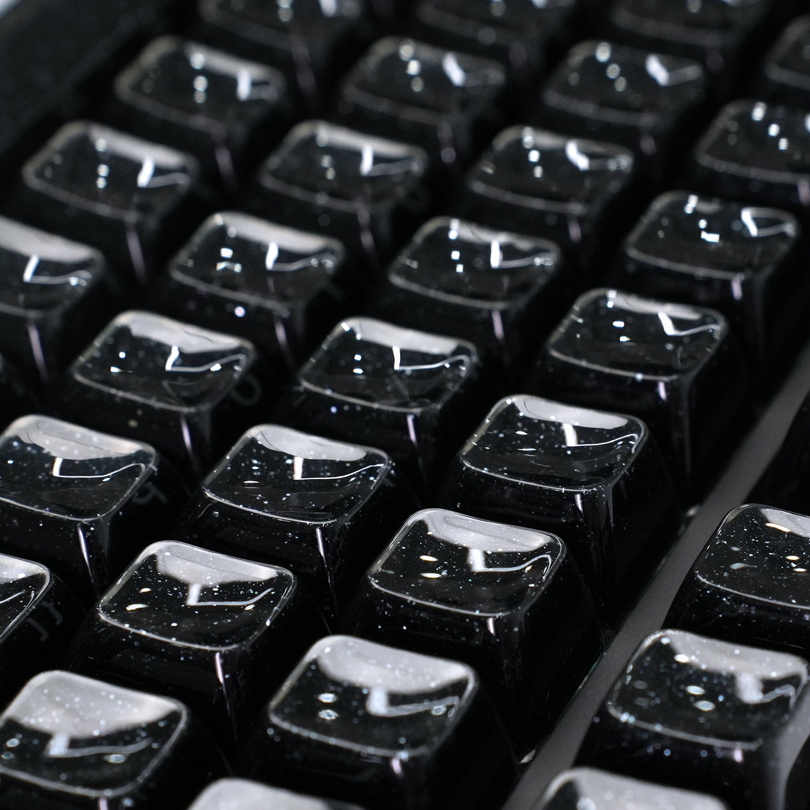 ATTACK SHARK SK03, 136 teclas, keycaps de cristal, perfil ASA, ANSI/ISO