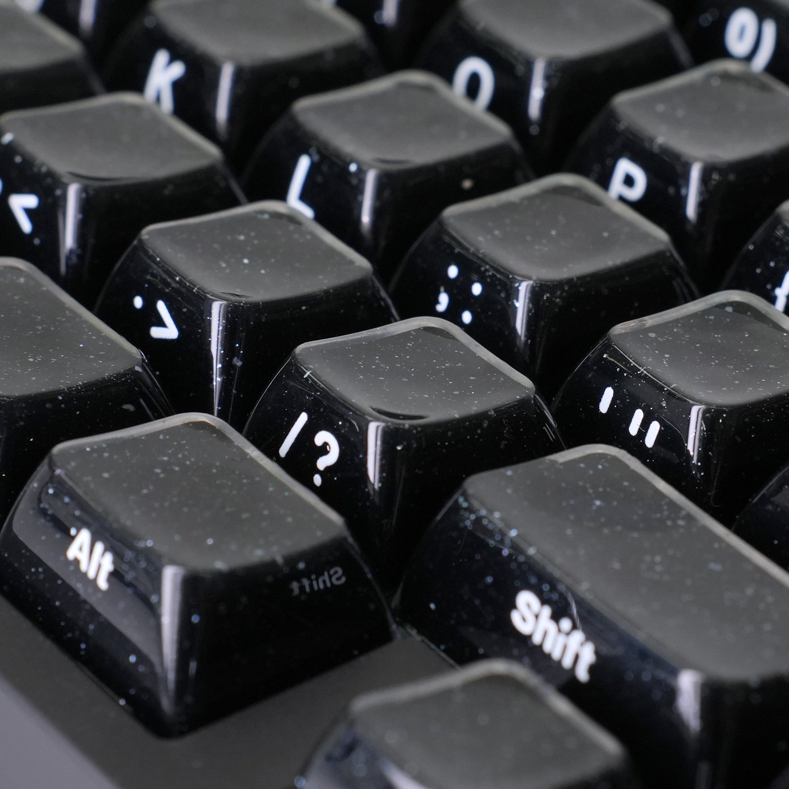 ATTACK SHARK SK03, 136 teclas, keycaps de cristal, perfil ASA, ANSI/ISO