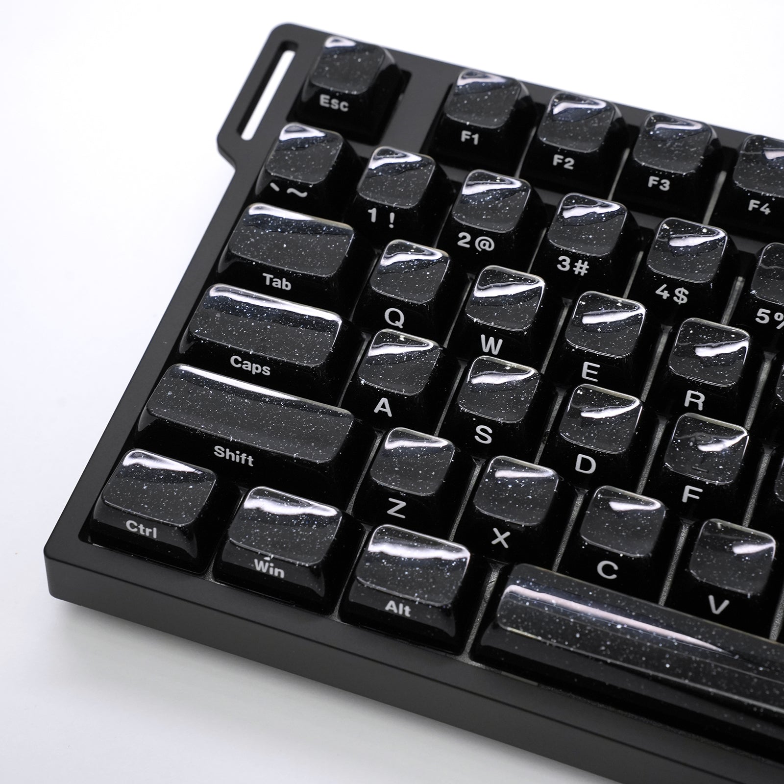 ATTACK SHARK SK03, 136 teclas, keycaps de cristal, perfil ASA, ANSI/ISO