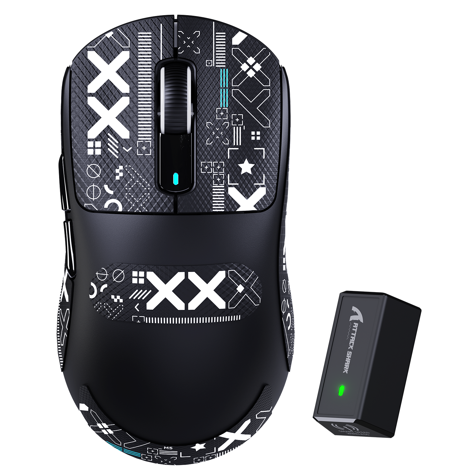 ATTACK SHARK X3PRO Mouse Gamer 8K com Três Modos