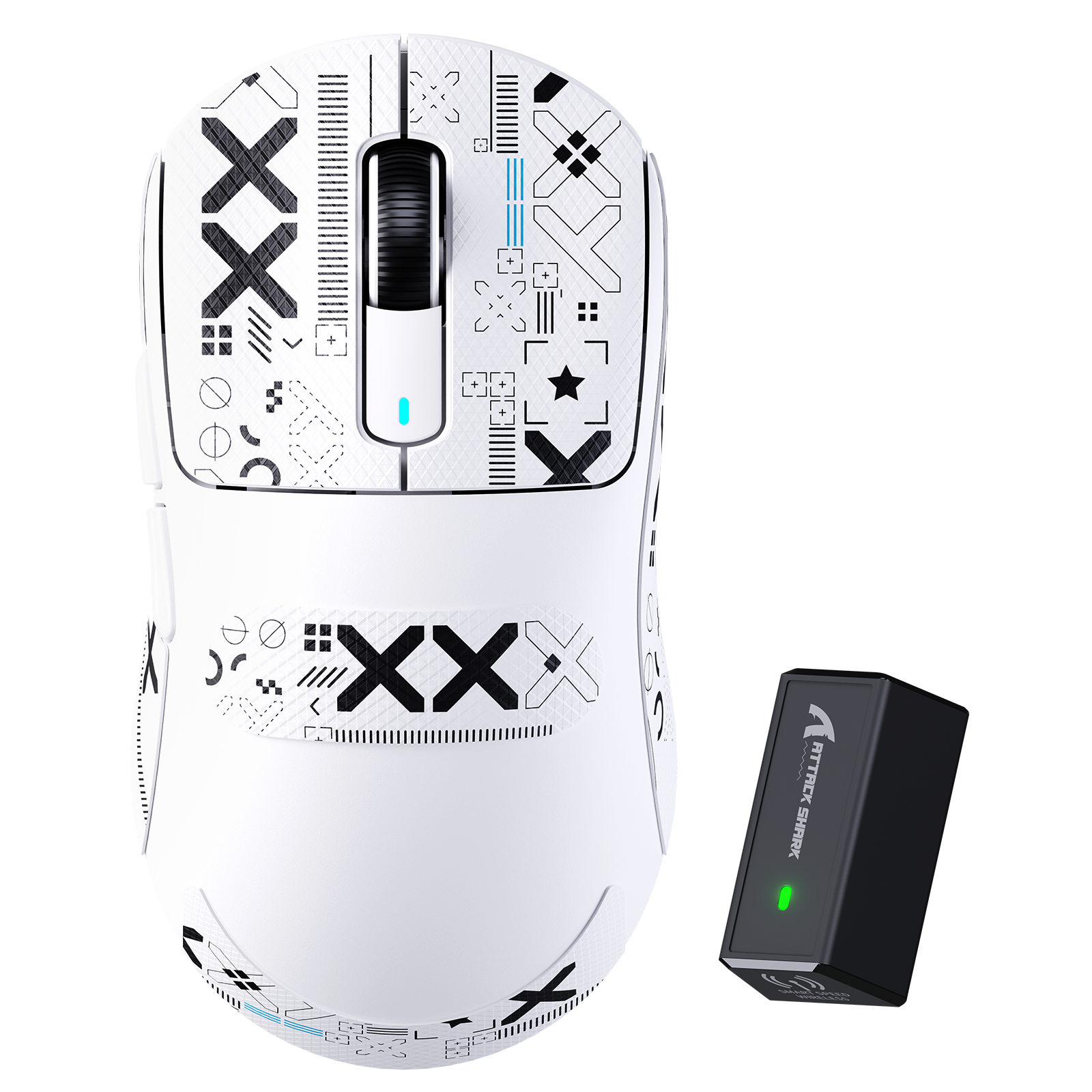 ATTACK SHARK X3PRO Mouse Gamer 8K com Três Modos