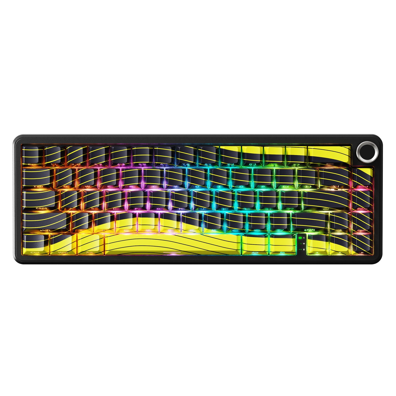 Teclado sem fio ATTACK SHARK X65PRO HE Rapid Trigger com switch magnético