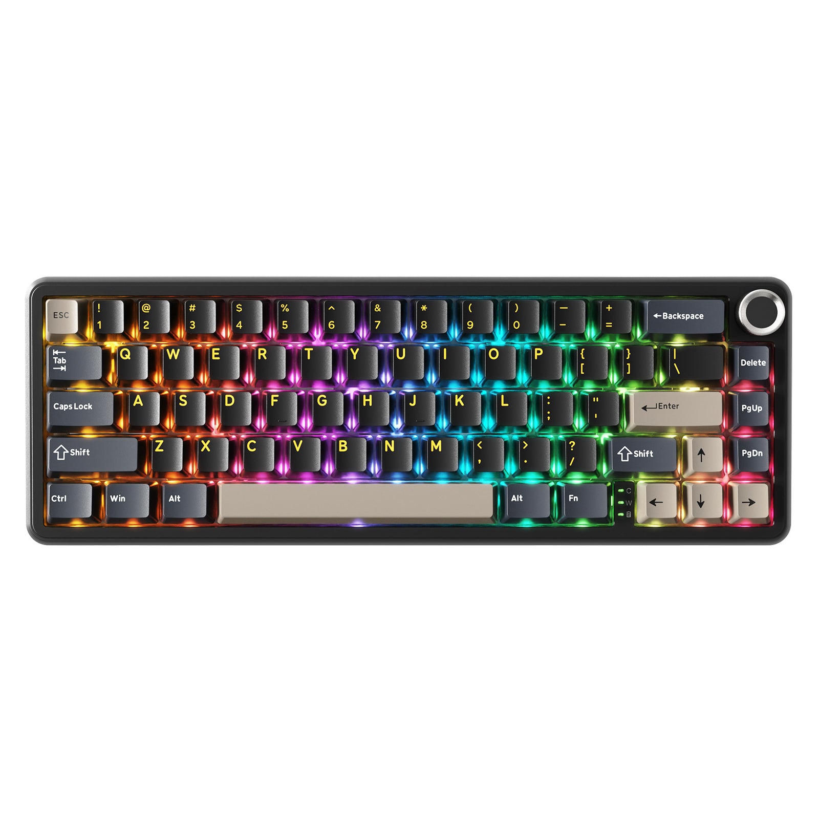 ATTACK SHARK X66 Teclado Mecânico Sem Fio com Keycaps PBT Impressas nas Laterais