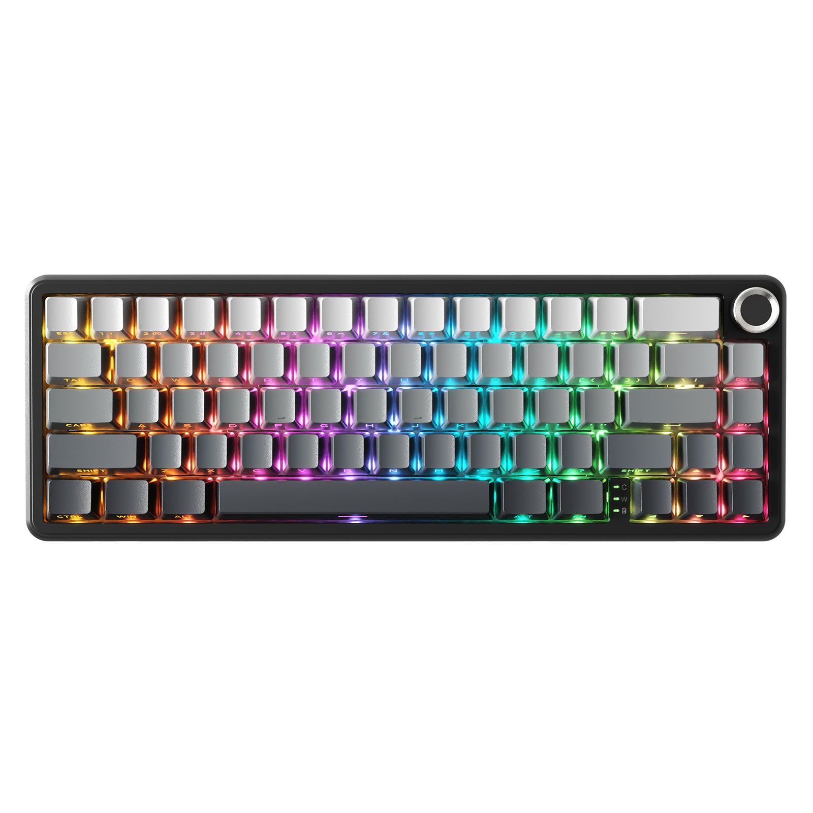 ATTACK SHARK X66 Teclado Mecânico Sem Fio com Keycaps PBT Impressas nas Laterais