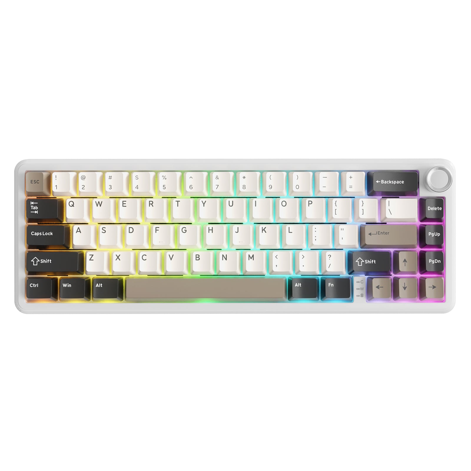 ATTACK SHARK X66 Teclado Mecânico Sem Fio com Keycaps PBT Impressas nas Laterais