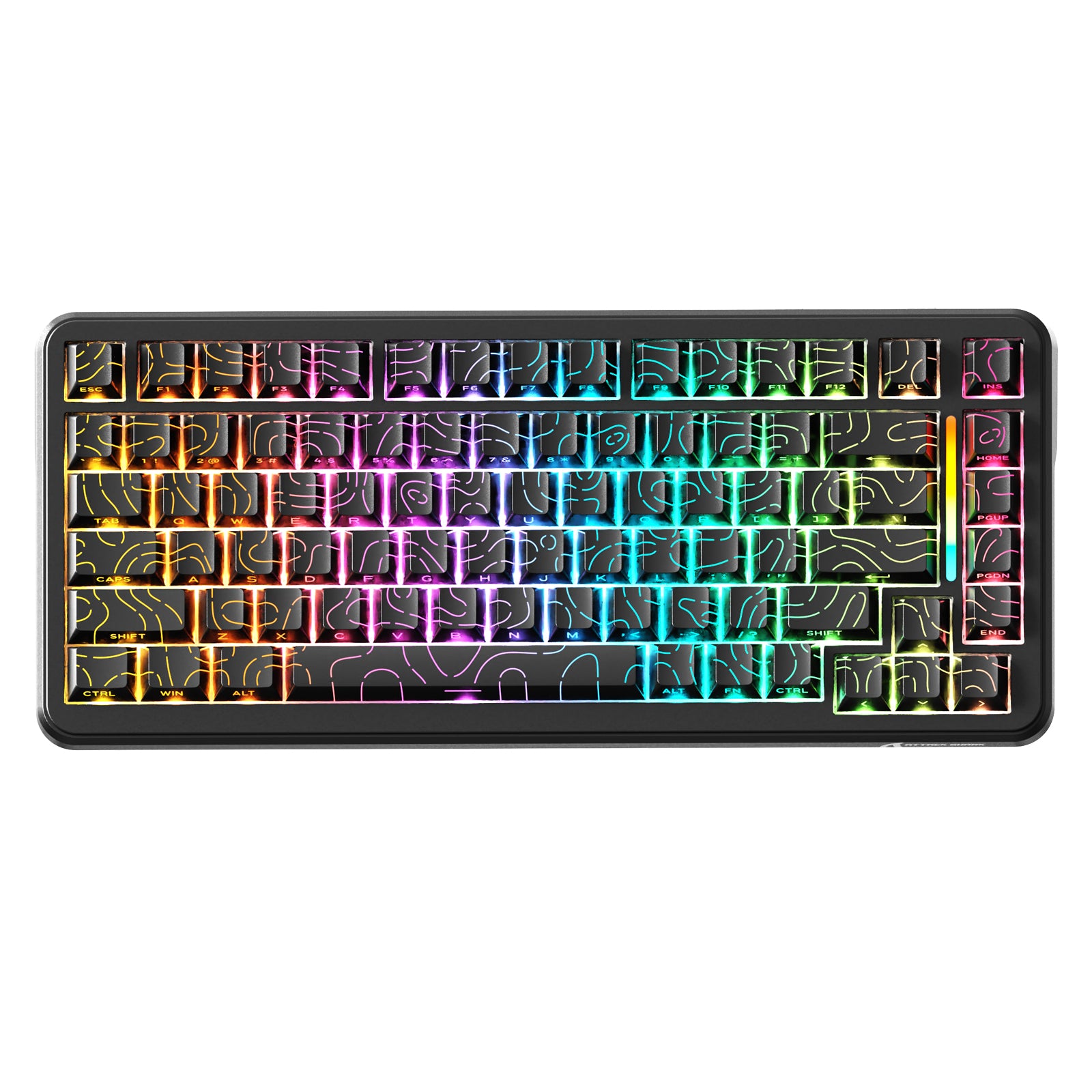 Teclado Gamer Sem Fio ATTACK SHARK X82PRO HE com Rapid Trigger e Switches Magnéticos