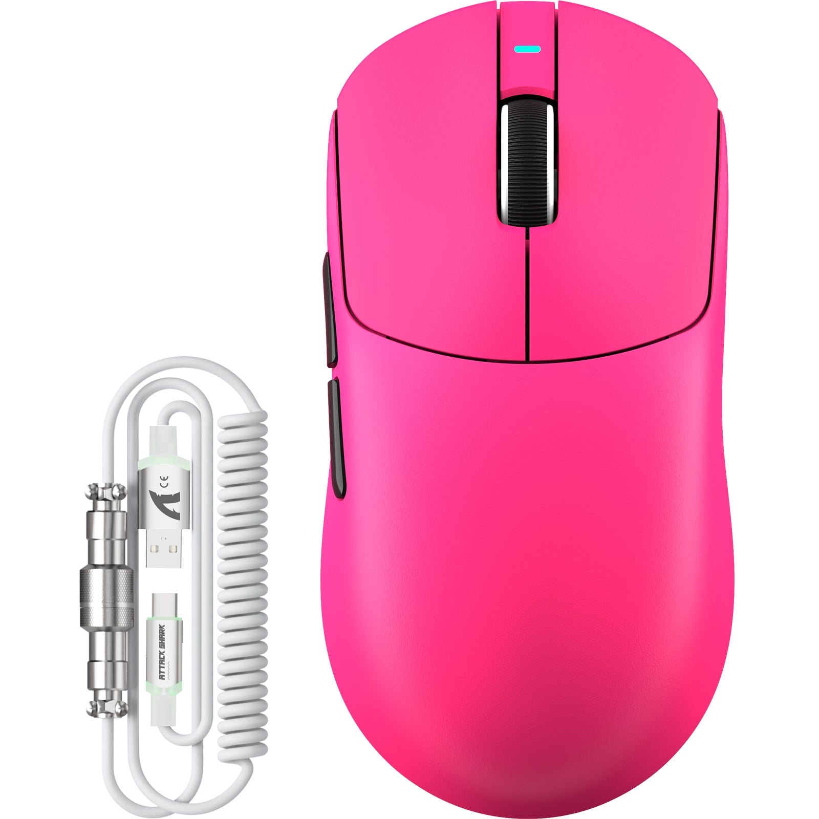 Mouse Gamer Sem Fio ATTACK SHARK X8PLUS Tri-mode com Cabo C06 ULTRA