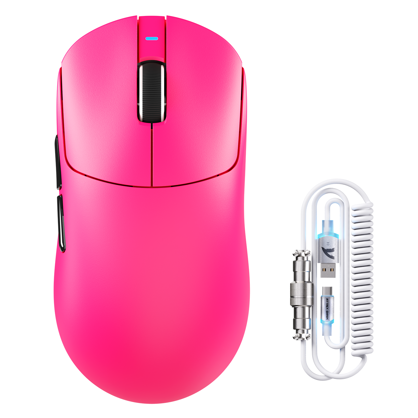 Mouse Gamer Sem Fio Tri-modo ATTACK SHARK X8PLUS com Cabo C06 ULTRA